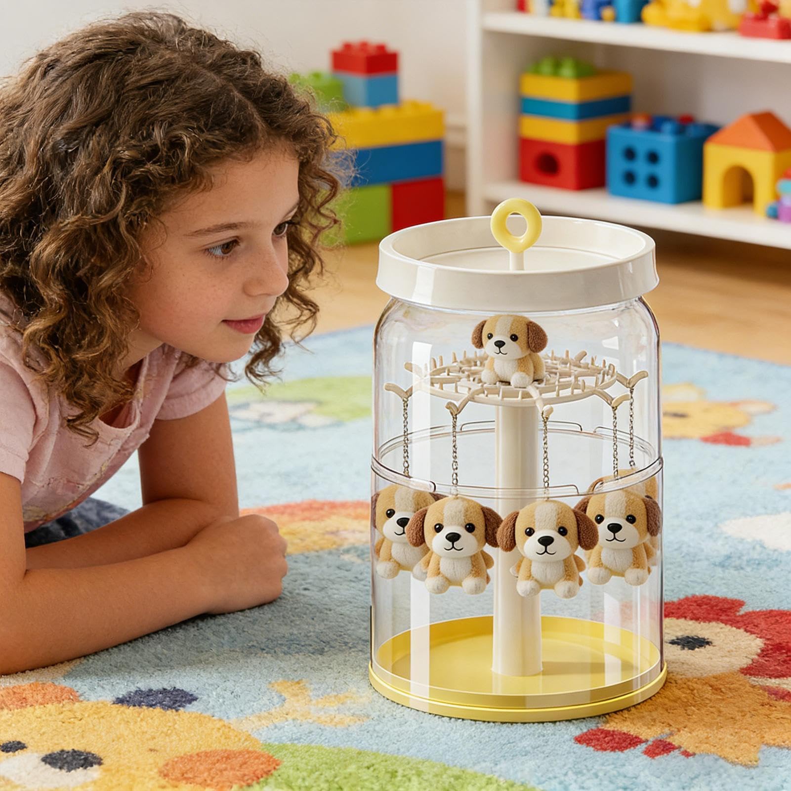 Vitrina de Figuras, Organizador acrílico a Prueba de Polvo, Protectora para llaveros de muñeca, para Sala de Estar, Oficina, hogar, , Escritorio, cumpleaños, coleccionables, Juguetes