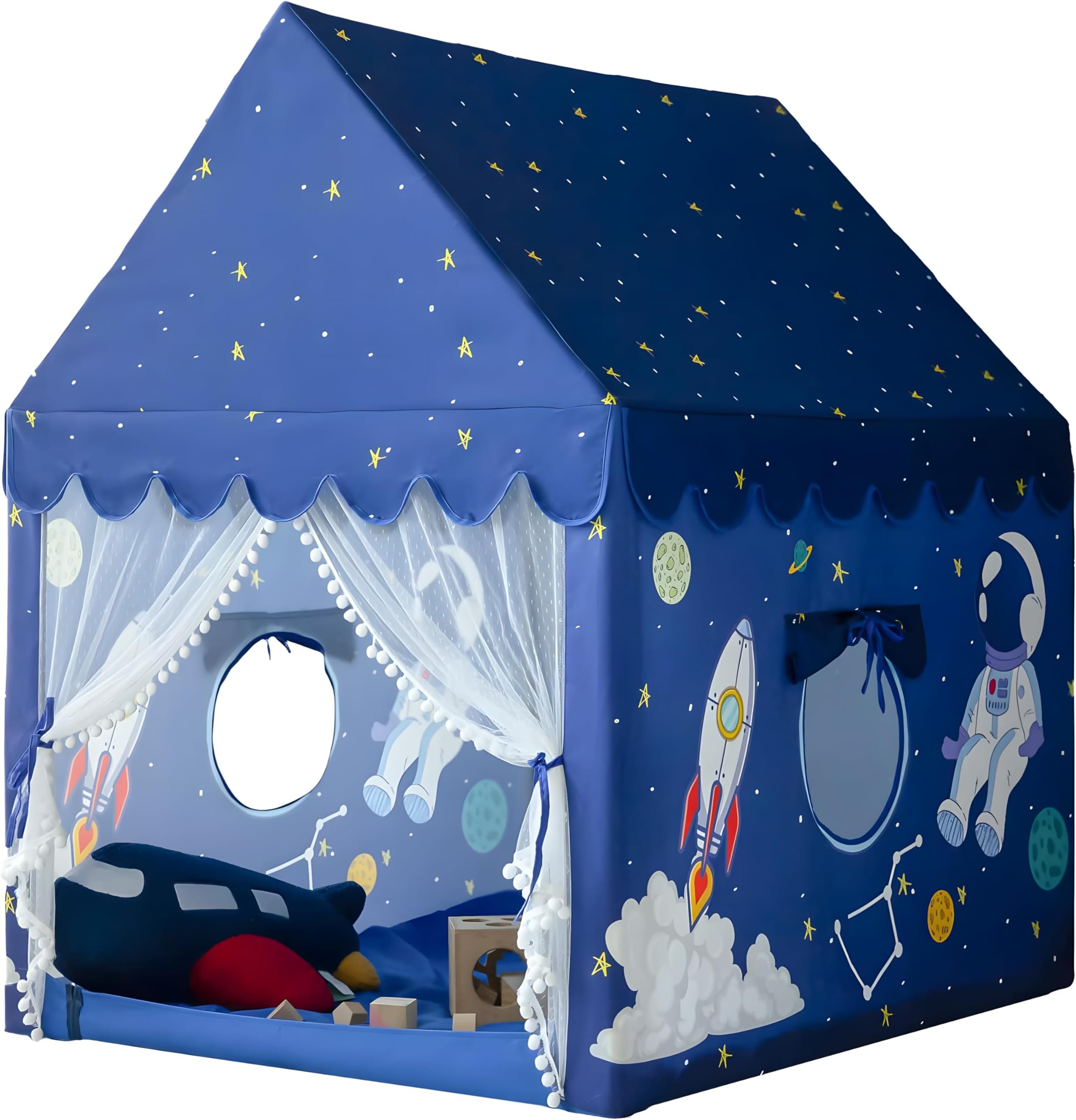 - Lalakiya'S Colorfull and Extremely Light Weight Indoor and Outdoor Kids Play Tent House for 10 Year Old Girls and Boys Childrens (Rocket House)