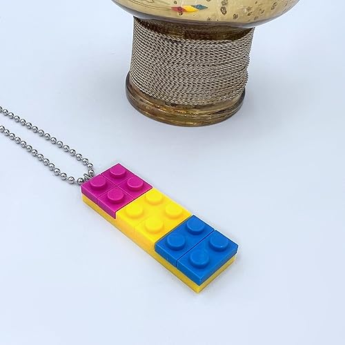 Miniatura 2 de Mall of Style Collar pansexual para hombre, accesorios de orgullo LGBT, joyería pansexual para mujer, accesorios pansexuales, cosas pansexuales