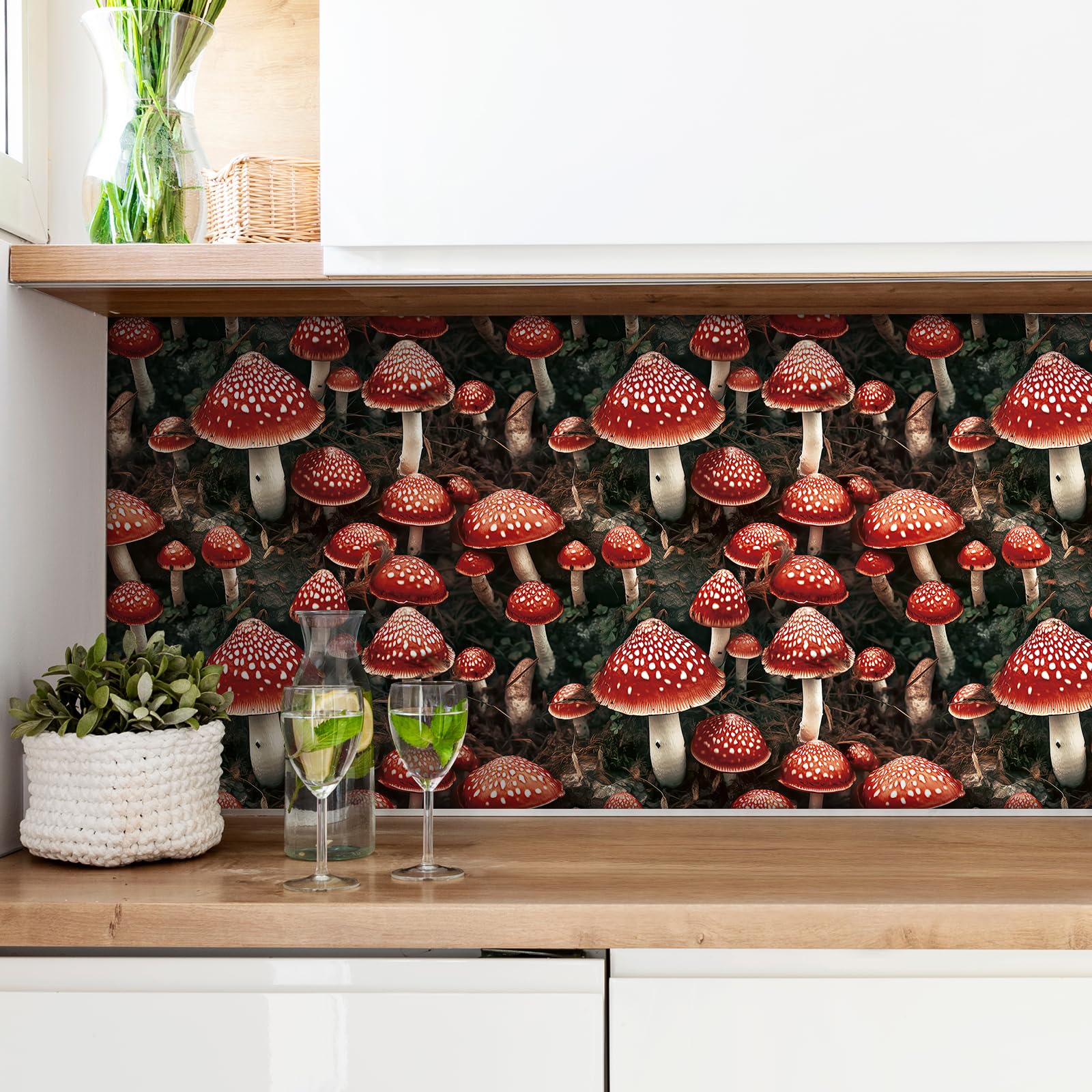 ReWallpaper Papel Pintado Pared Azul Y Blanco Vinilo Adhesivo Muebles Niños Papel Pintado Autoadhesivo Perros Papel De Pared Para Habitación Infantil Papel Tapiz Impermeable Cocina 44.5cm X 3m