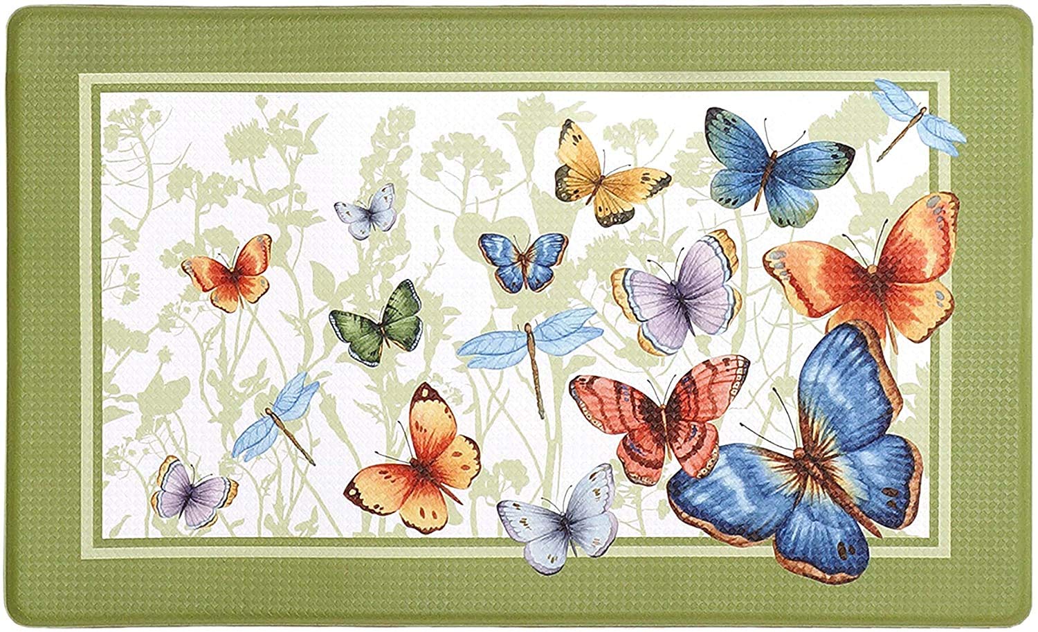 Achim Home Furnishings Butterflies Anti Fatigue Mat, 18
