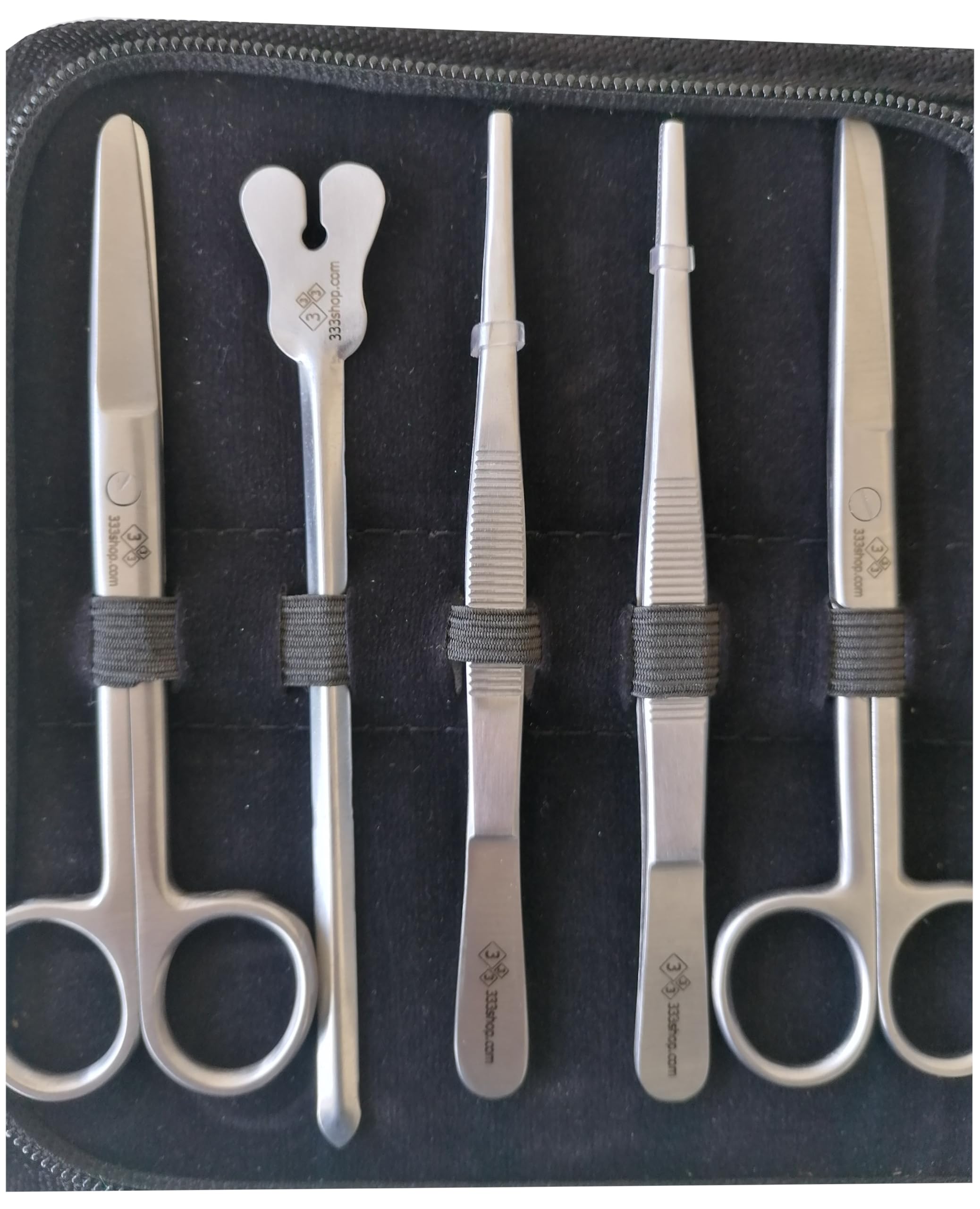 333 Kit de 10 instrumentos para estudiantes ciencias naturales y veterinaria