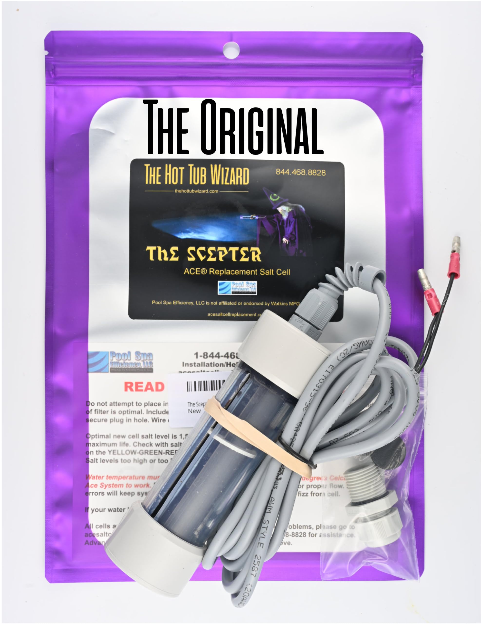 Amazon.com: The Hot Tub Wizard - The Scepter Salt Cell Replacement