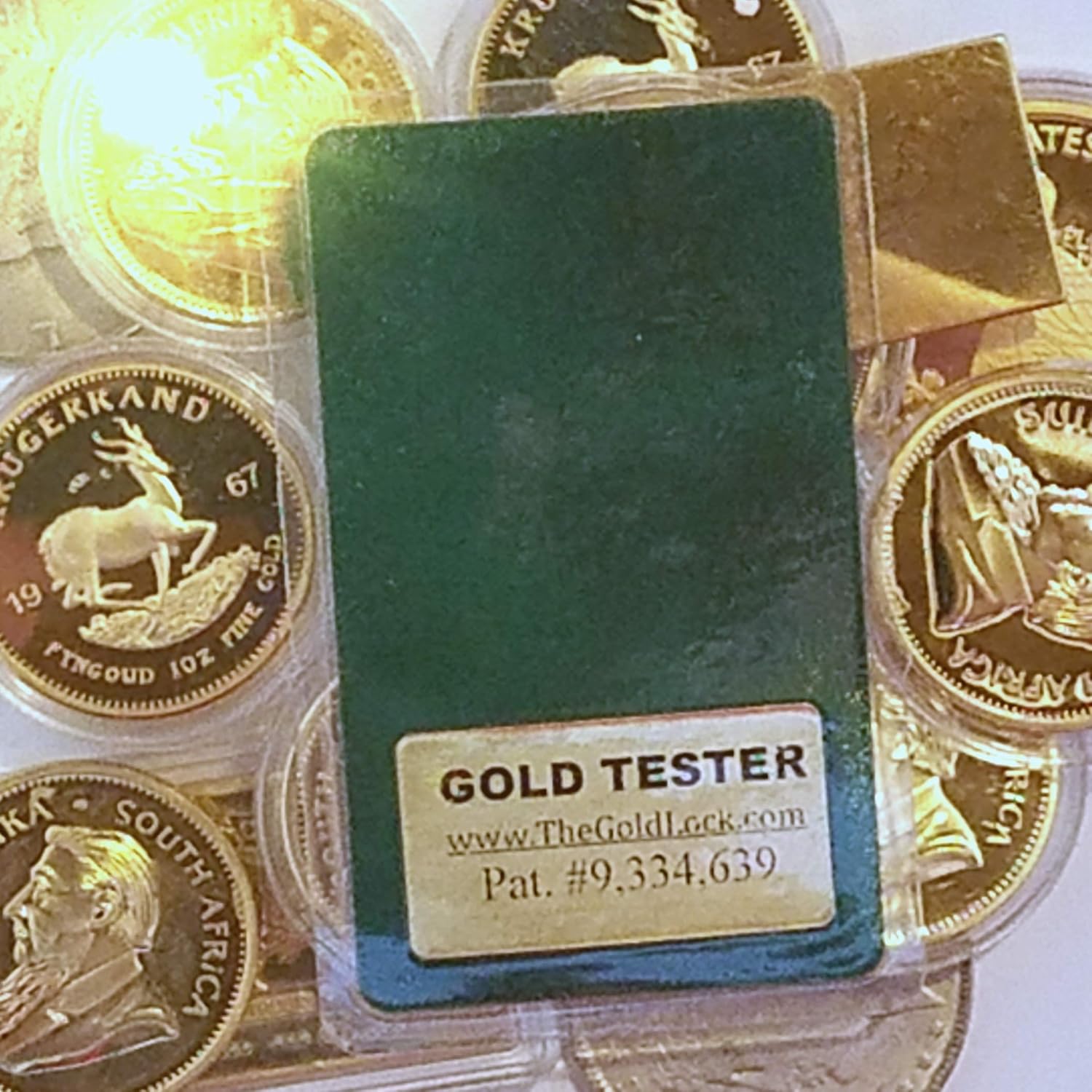 Gold Bullion Coin Tester Scanner - Credit Card Size - Fits in your wallet