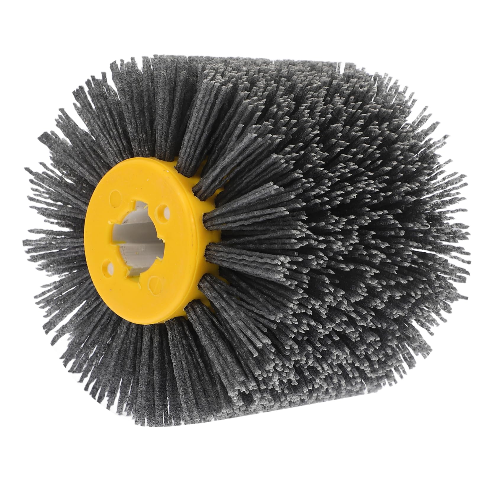 Cabilock Versatile Wire Brush Wheel Nylon Bristles for Woodworking 80 Grit for Polishing and Burnishing