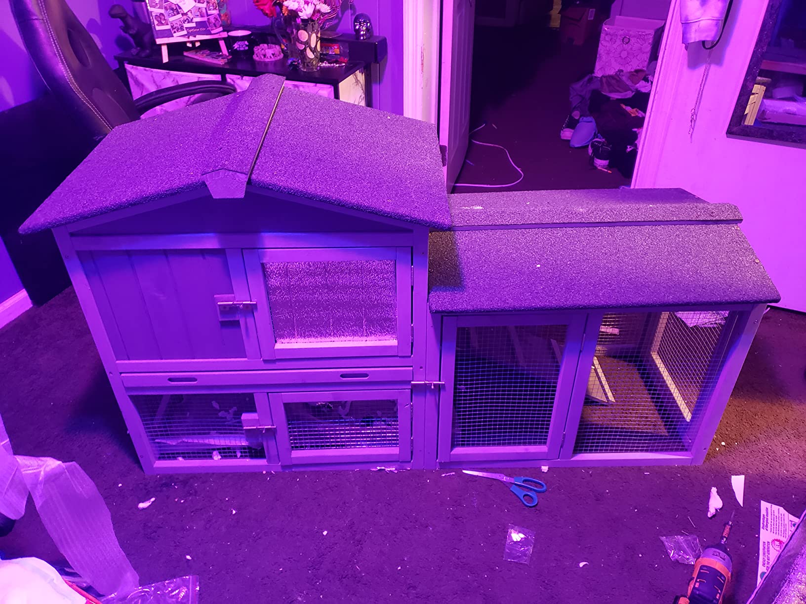 31/mo Finance Aivituvin Chicken Coop for 2 Chickens, Wooden Duck