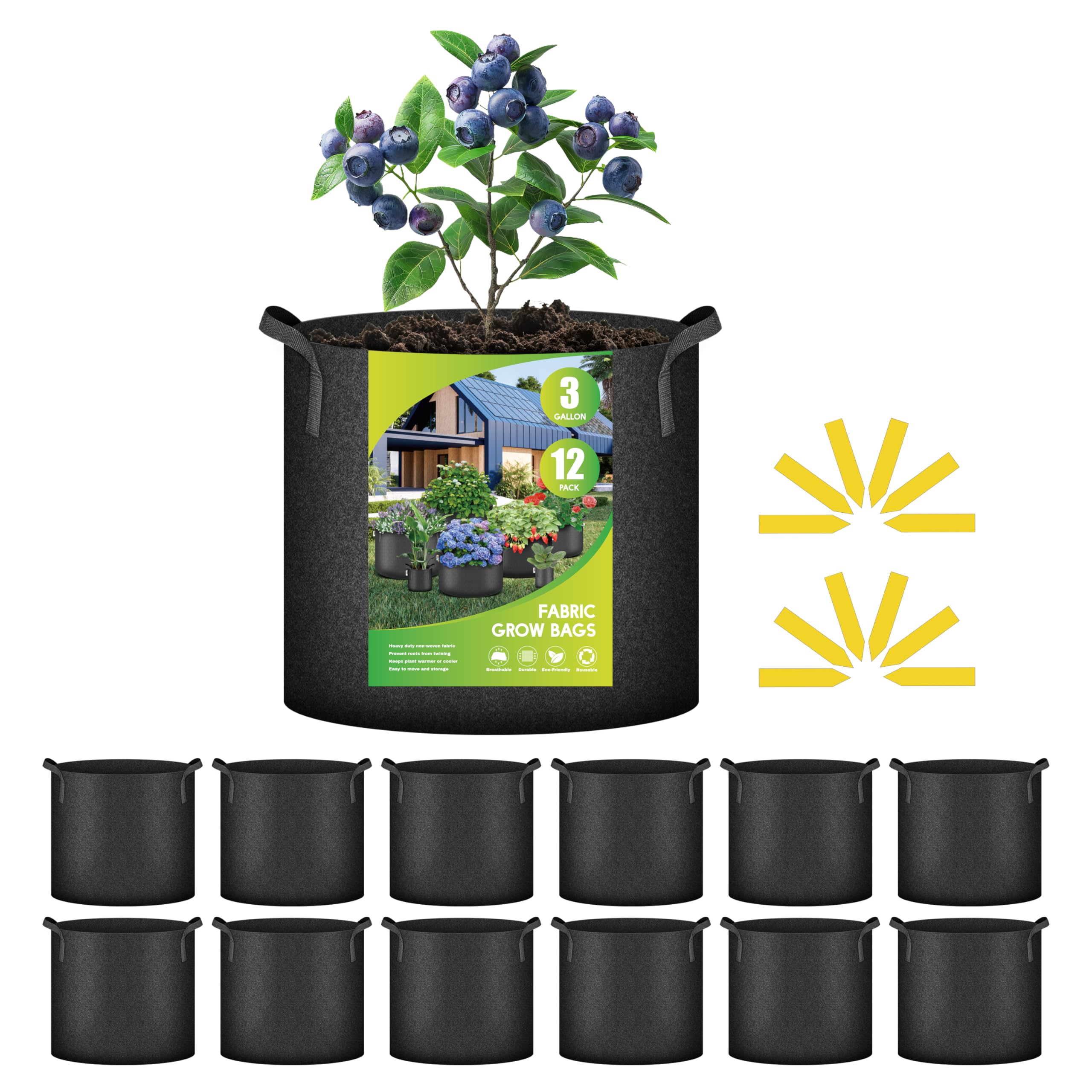 Sac de culture iPower anti-chignonage des racines pour sauver vos plantations du pourrissement