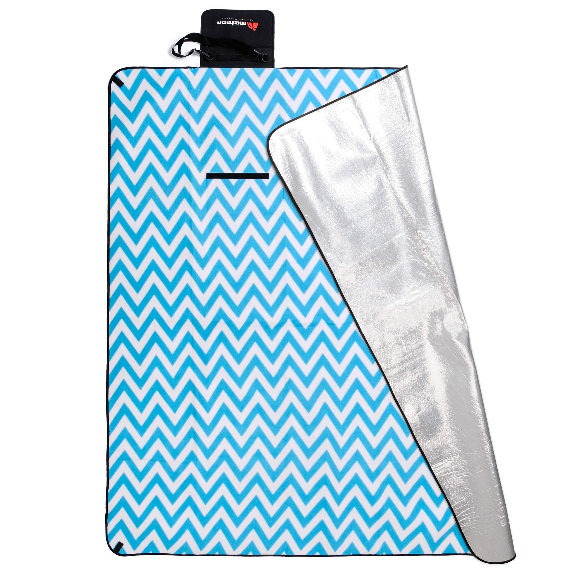 meteor Manta Picnic - Impermeable Polar Esterilla Playa portátil Alfombra Plegable Multiusos Jardin Picnic Camping Conciertos al Aire Libre Acampada