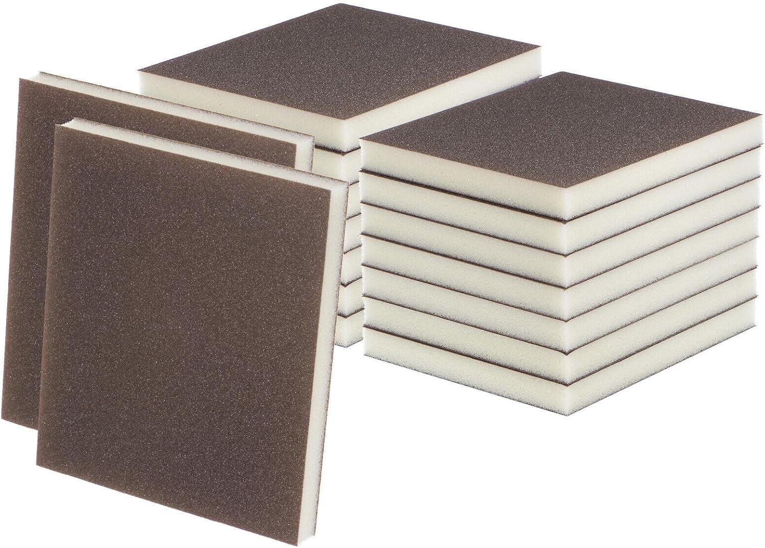 Toolparts And Accessories 16pcs Fine Sanding Sponge Blocks 400-500 Grit Foam Sanding Block 120x100x12mm (#CN#130824-05856)