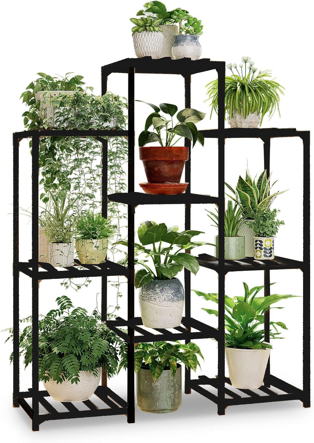 IRON LANDS BLOCK 9 POTTED 3 Tier Premium Plant Stand Indoor Metal Plant Shelf Indoor Outdoor Rack for Multiple Plants Ladder Plant Holder Table for Home Decor Gardening Gifts (B0CNWM1JT1) Amazon Price History, Amazon Price Tracker