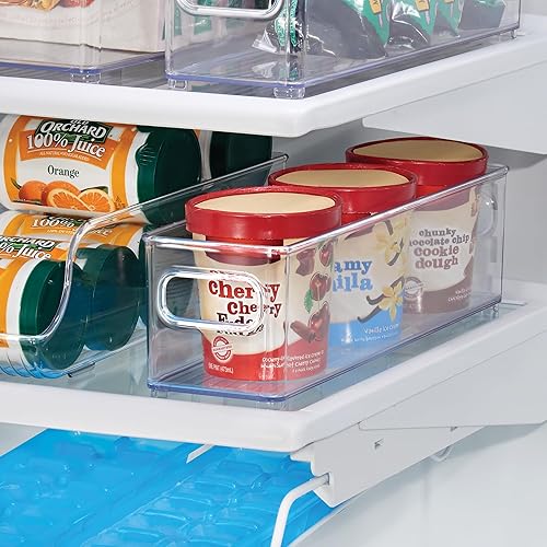 Miniatura 8 de InterDesign Contenedor de almacenamiento para refrigerador y congelador, contenedor organizador profundo para cocina, transparente