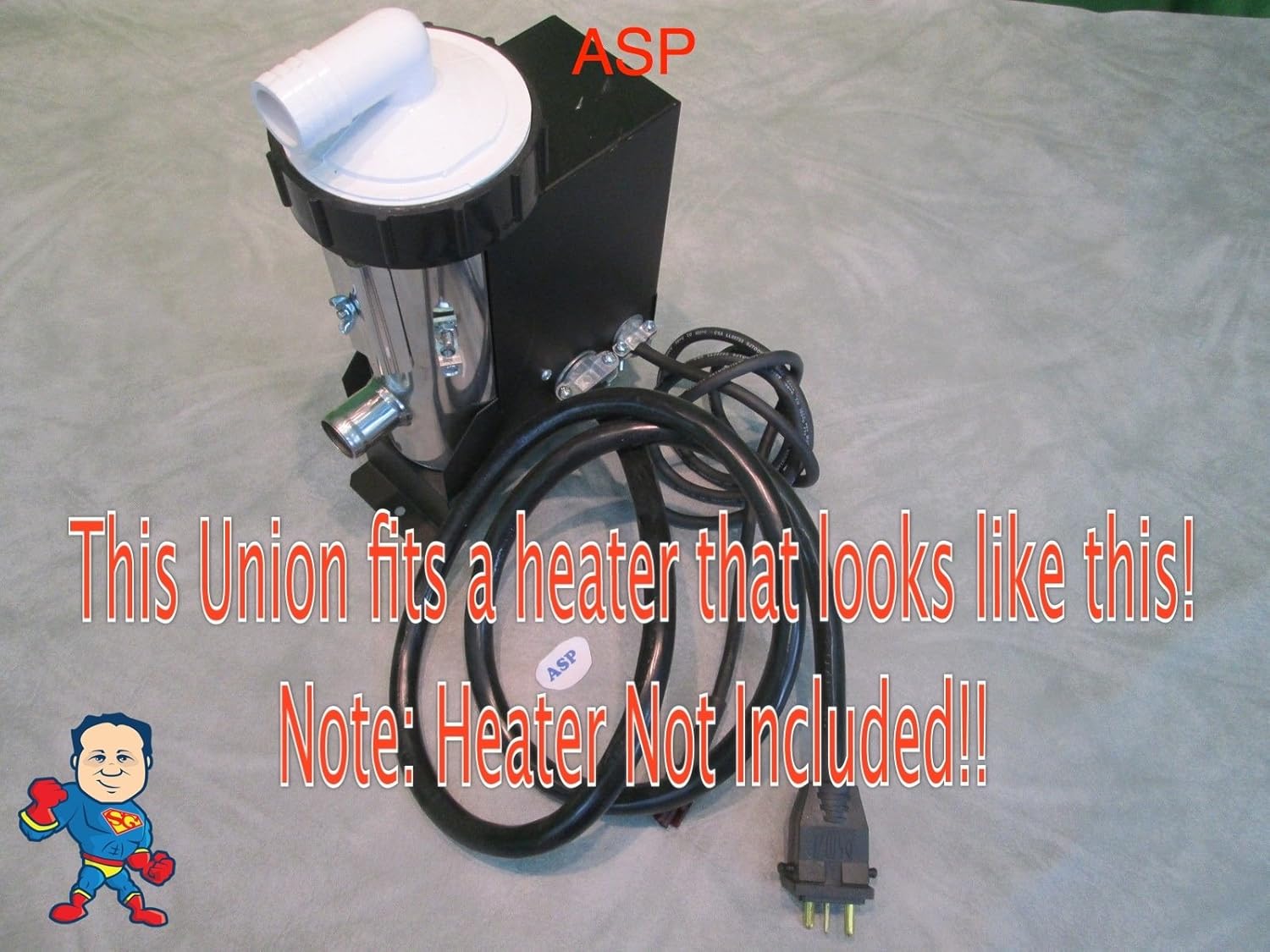 Hot Tub Spa 2 1/2" Slip X 1" 90 Degree Barb Heater Union & Gasket How to Video