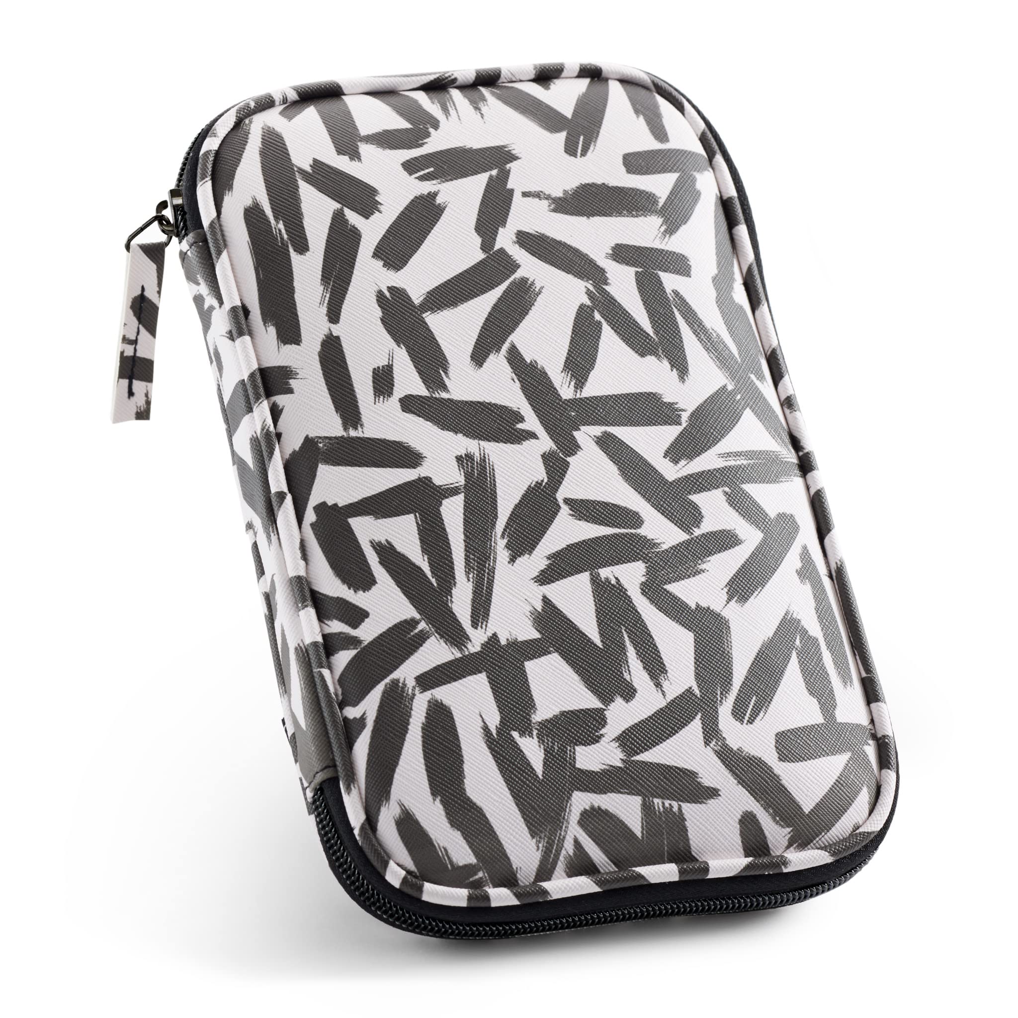 Miquelrius, Rectangular Case, Cable Organizer, Size 215 x 140 x 15 mm, Leather, Strokes, strokes
