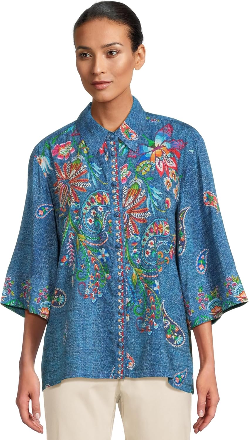 Johnny was Womens Kimono Sleeve Shirt