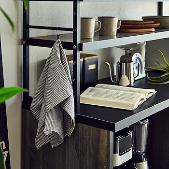 大川家具 食器棚 美品 レンジボート レンジ台 kagucoco KAGUCOCO 食器棚 完成品 レンジ台 おしゃれ レンジボード 2枚戸