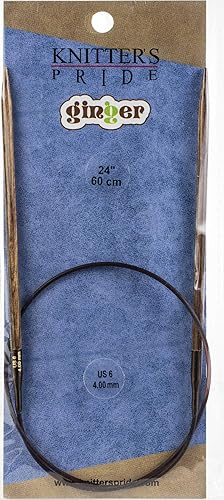 Knitter's Pride Ginger - Agujas circulares fijas, 60.157in
