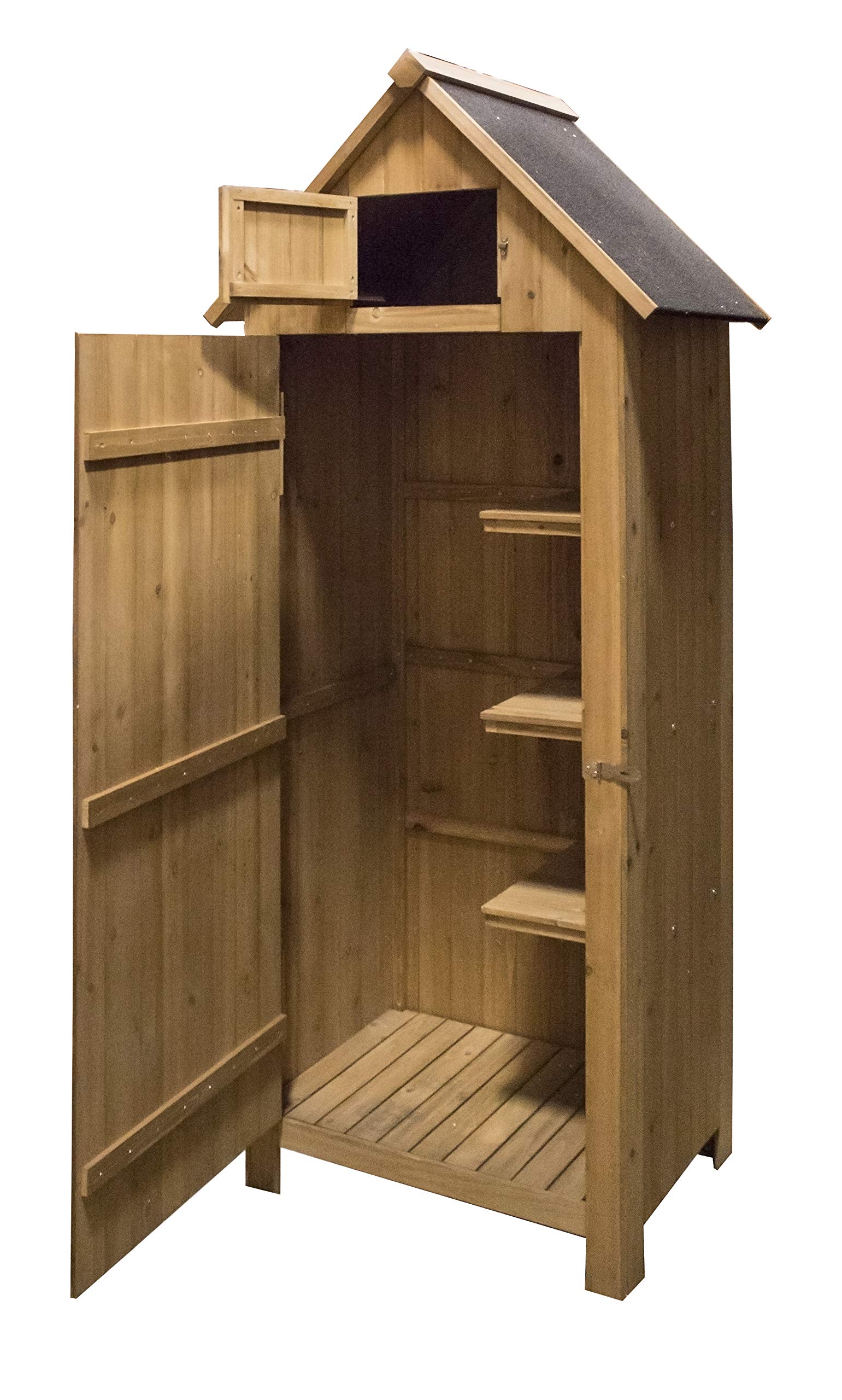 Buy AIRWAVE Outdoor Bideford Wooden Garden Tool Shed, 3