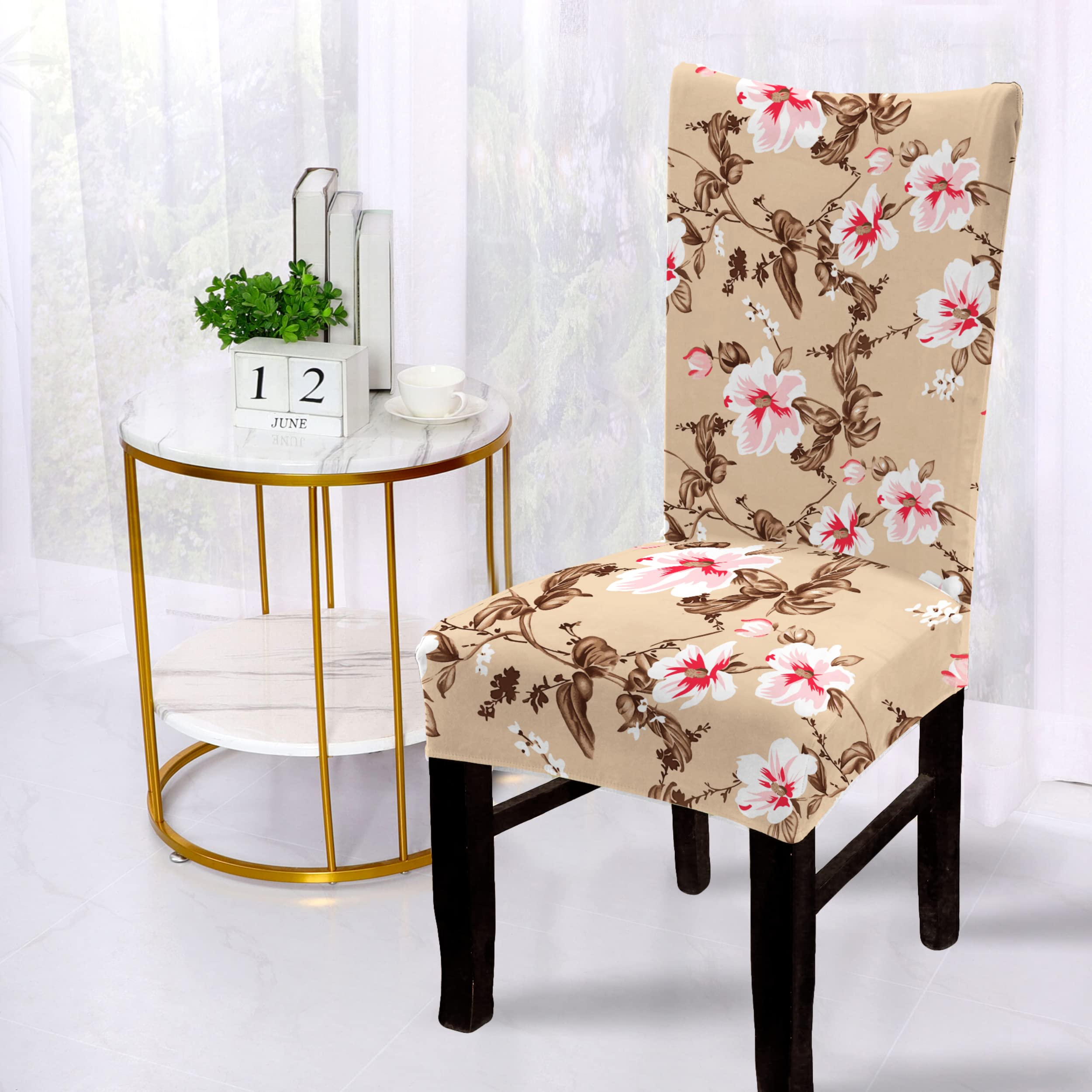 Floral Dining Chair Covers - Protect & Decorate -29