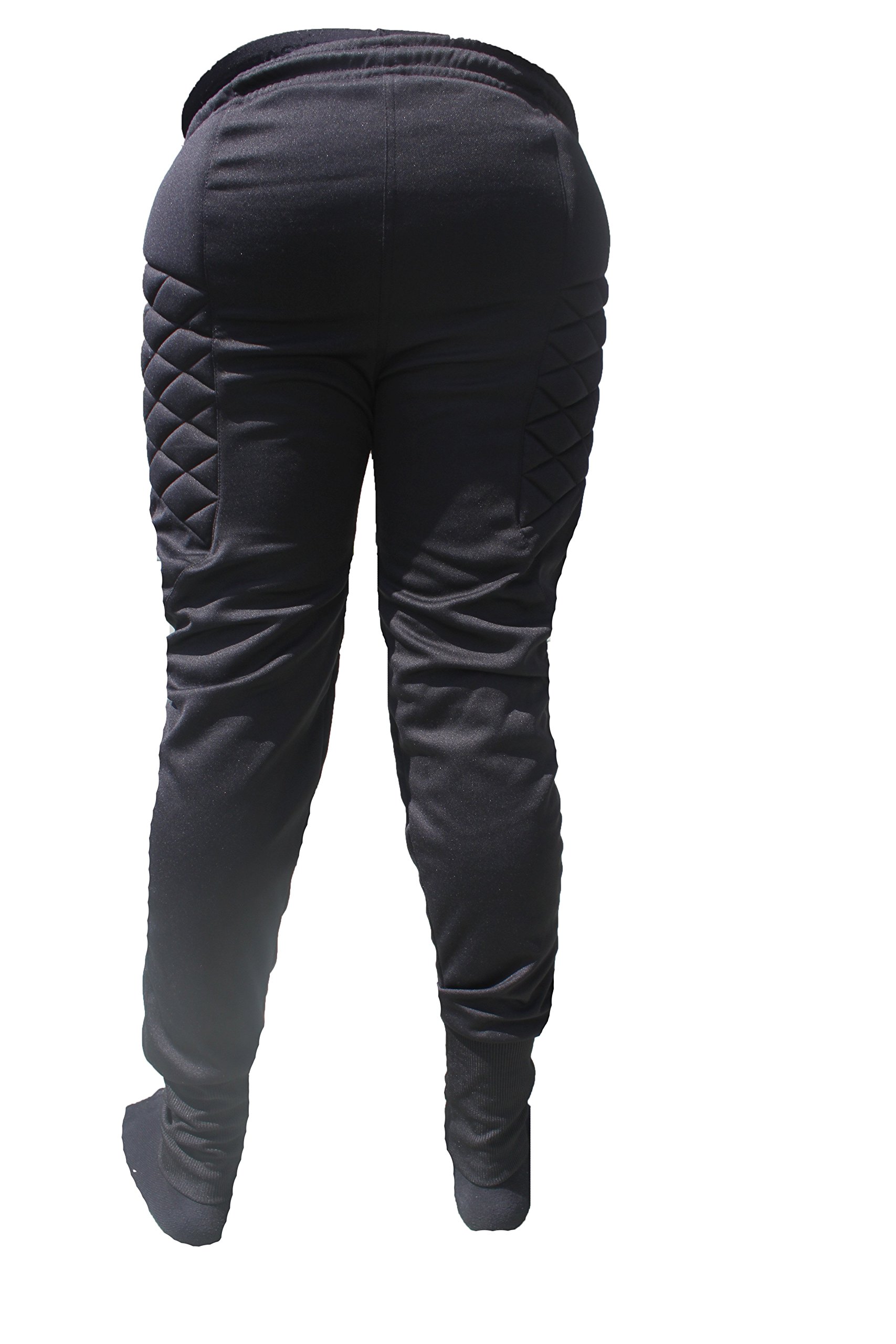 Lisaro Pantaloni da Portiere Poliestere – con Speciale Imbottitura – Gr. 128 bis XXL, Nero