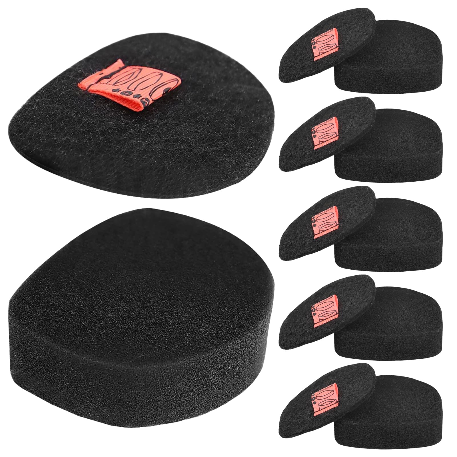 Leadaybetter 6 Pack Filters Replacement For Shark CH901 and CH951 Cordless Handheld Vacuum?Foam & Felt Replacement Kit for CH951C CH900WM UltraCyclone Pet Pro Plus, Compatible with Part #XFTRCH900