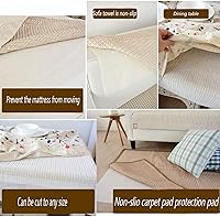 Vista 7 de Almohadilla antideslizante para suelos de madera dura, almohadillas para suelos de azulejos, tapete antideslizante para debajo de la alfombra