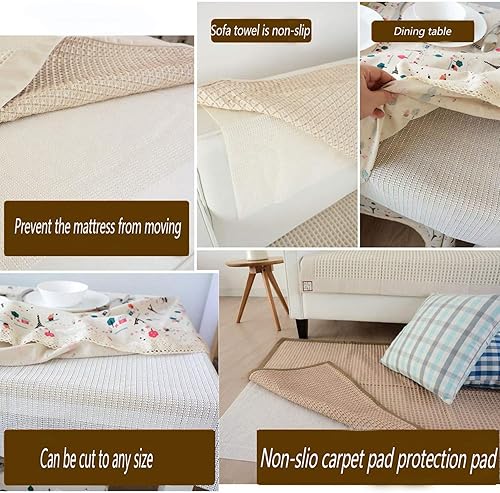 Miniatura 7 de Almohadilla antideslizante para suelos de madera dura, almohadillas para suelos de azulejos, tapete antideslizante para debajo de la alfombra,