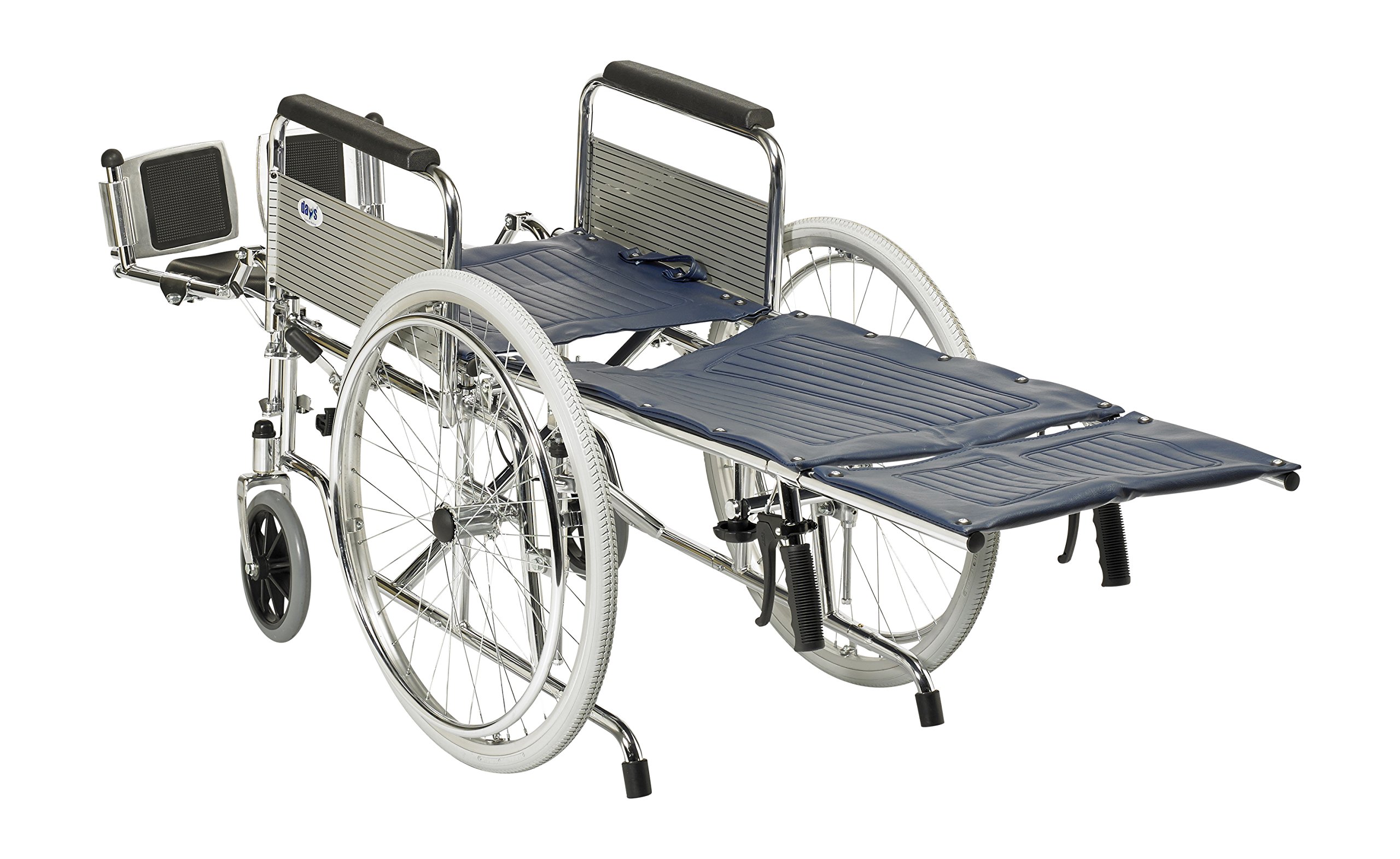 Días Totalmente reclinable silla de ruedas