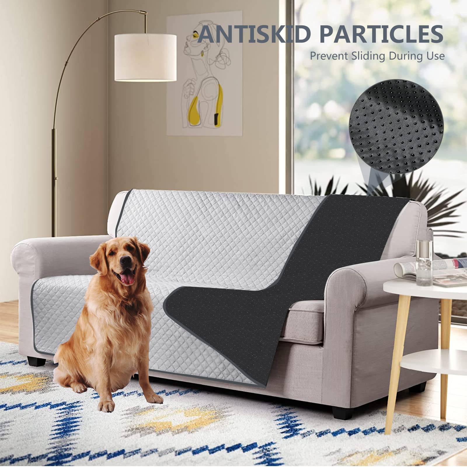 PETCUTE Tappetino per Addestramento per Animali Domestici,Tappetini Assorbenti per Cani,Lavabile Cane Urine Pad di Allenamento,Riutilizzabile,Antiscivolo Tappetini per Cani,Adatto a Cani e Gatti,3XL