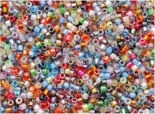 Cuentas de semillas Delica 110 cuentas japonesas Miyuki mezcla 3
