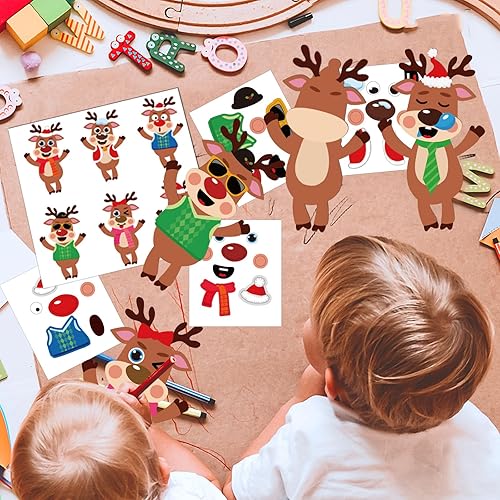 Miniatura 5 de Qyeahkj 36 juegos de manualidades de otoño para manualidades, erizo, ardilla, adornos de arte, calcomanías de hojas de otoño, manualidades a granel