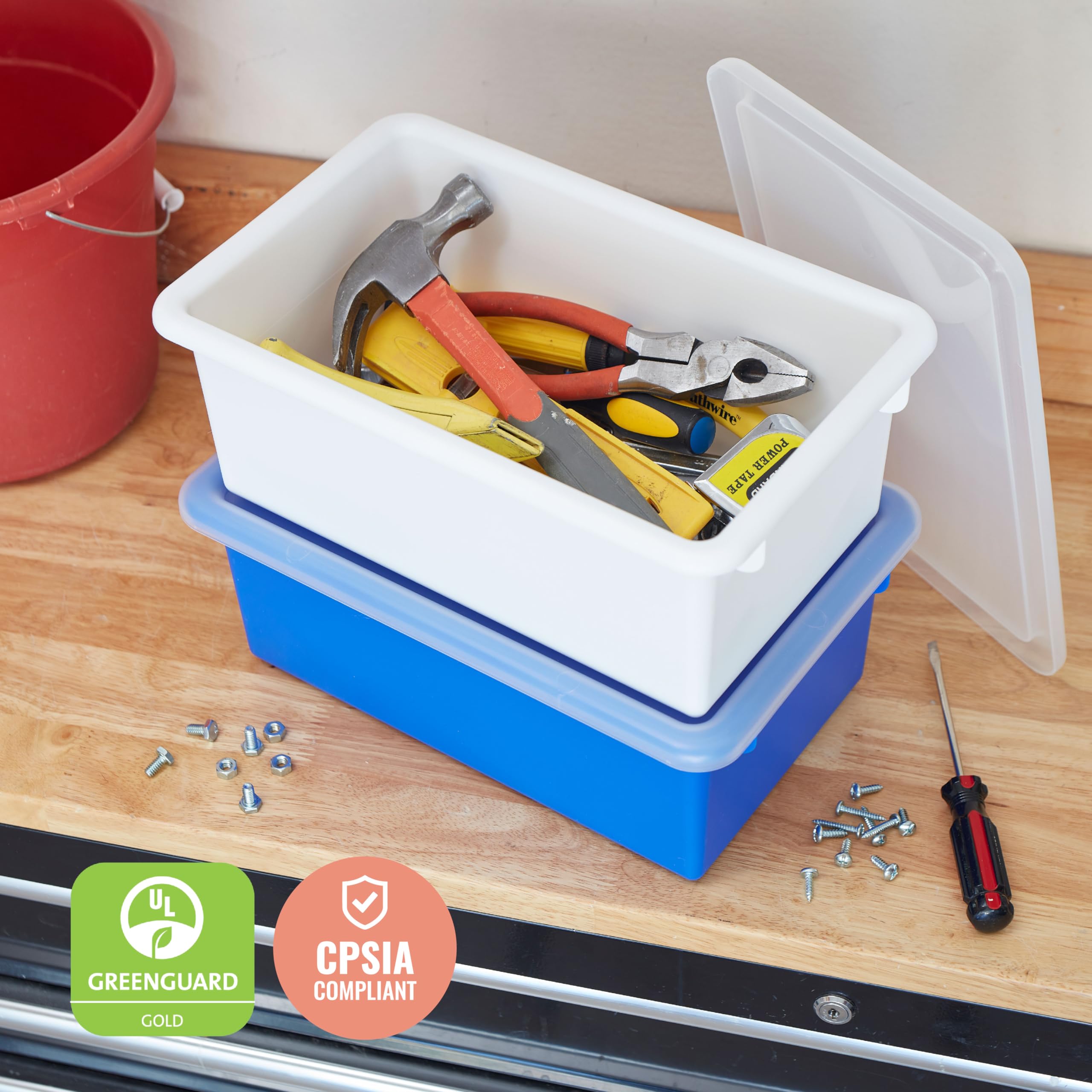 10 Plateaux D'Art en Plastique Multicolores, Plateau en Plastique D