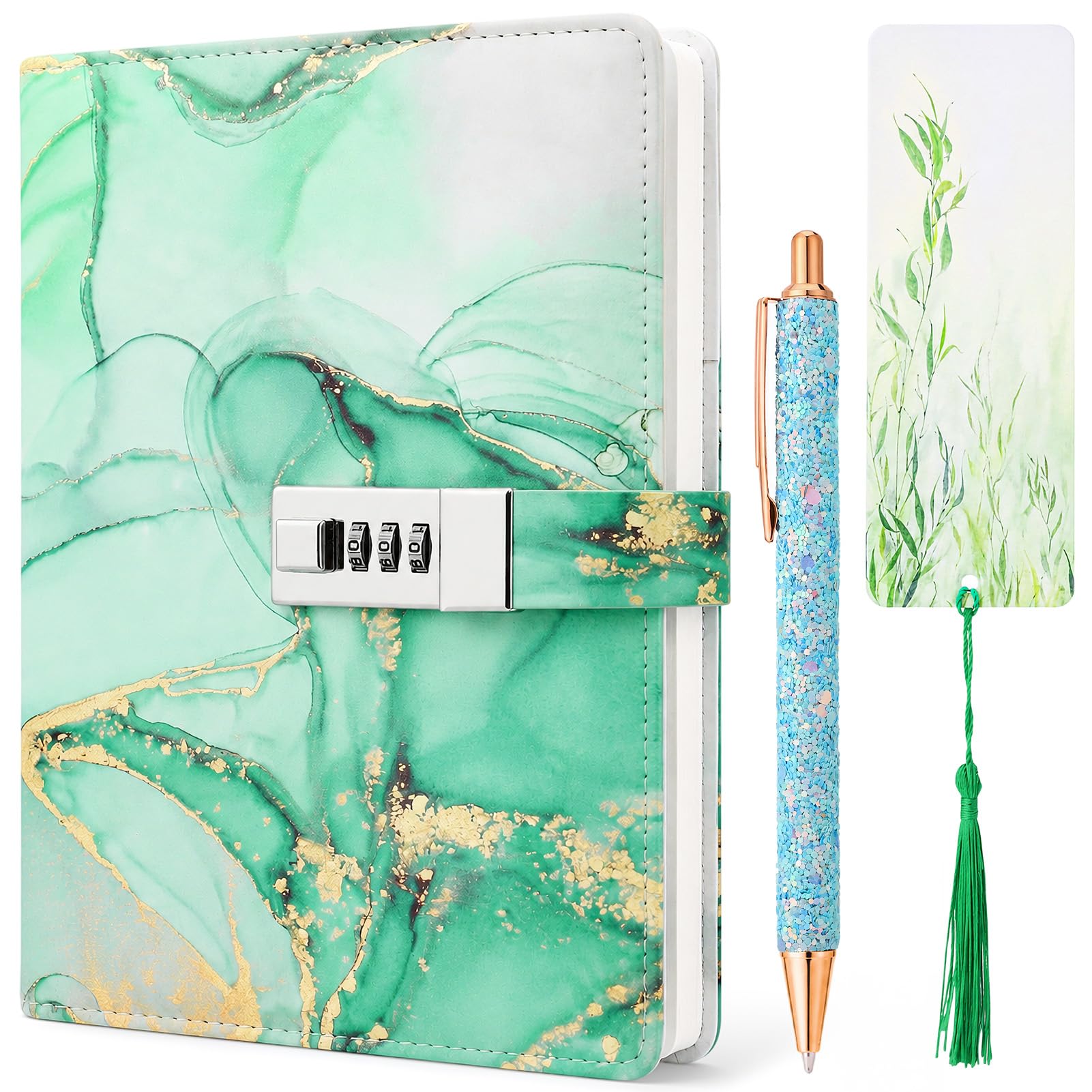 Candcamp Green Secret Diary with Lock for Kids