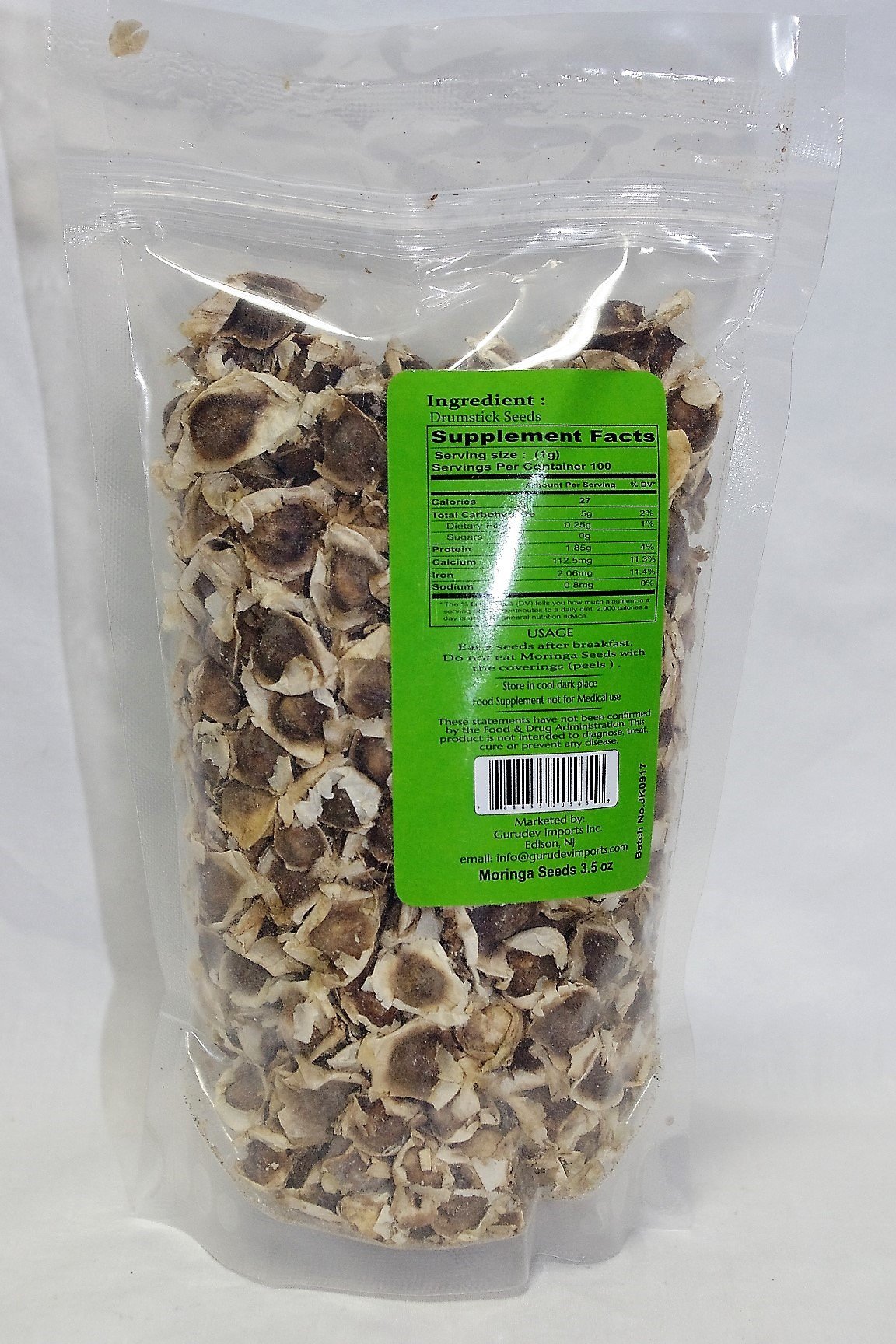 Vedic Secrets - Moringa Oleifera Seeds 100g