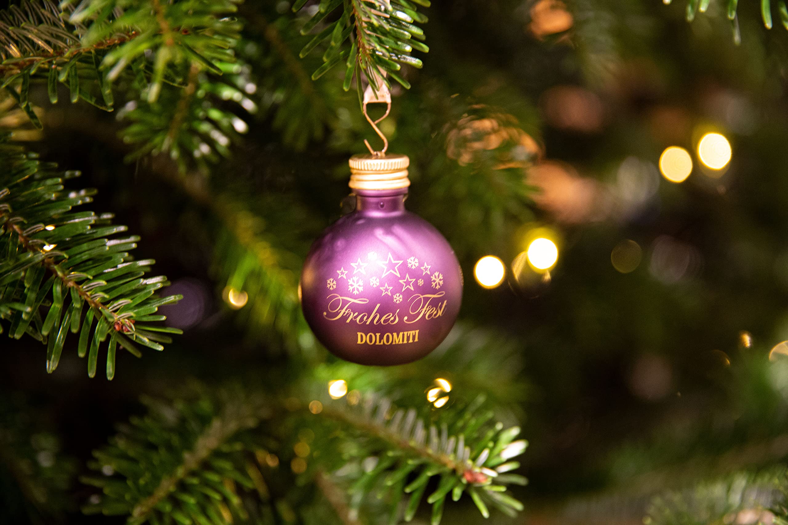 Schnaps Weihnachtskugeln 8er Set – 2X Alte Marille, 2X Williams, 2X Gin Limette, 2X Bergler – Hochwertige Glas-Christbaumkugeln – je 0,04 l – Geschenkidee mit Alkohol & Deko – Edle Kugeln gefüllt