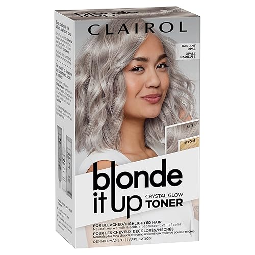 Blonde It Up Crystal Glow Toners - Tinte semipermanente para el cabello color de ópalo radiante paquete de 1