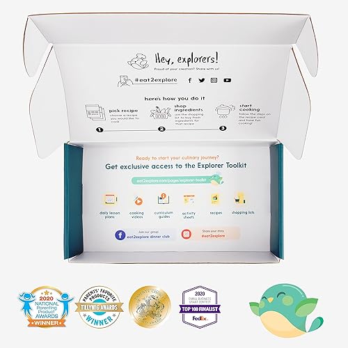 Miniatura 4 de Kit de hornear postre real para familias  Incluye 3 tarjetas de recetas de Japón, Turquía y Columbia con ingredientes clave, herramientas para