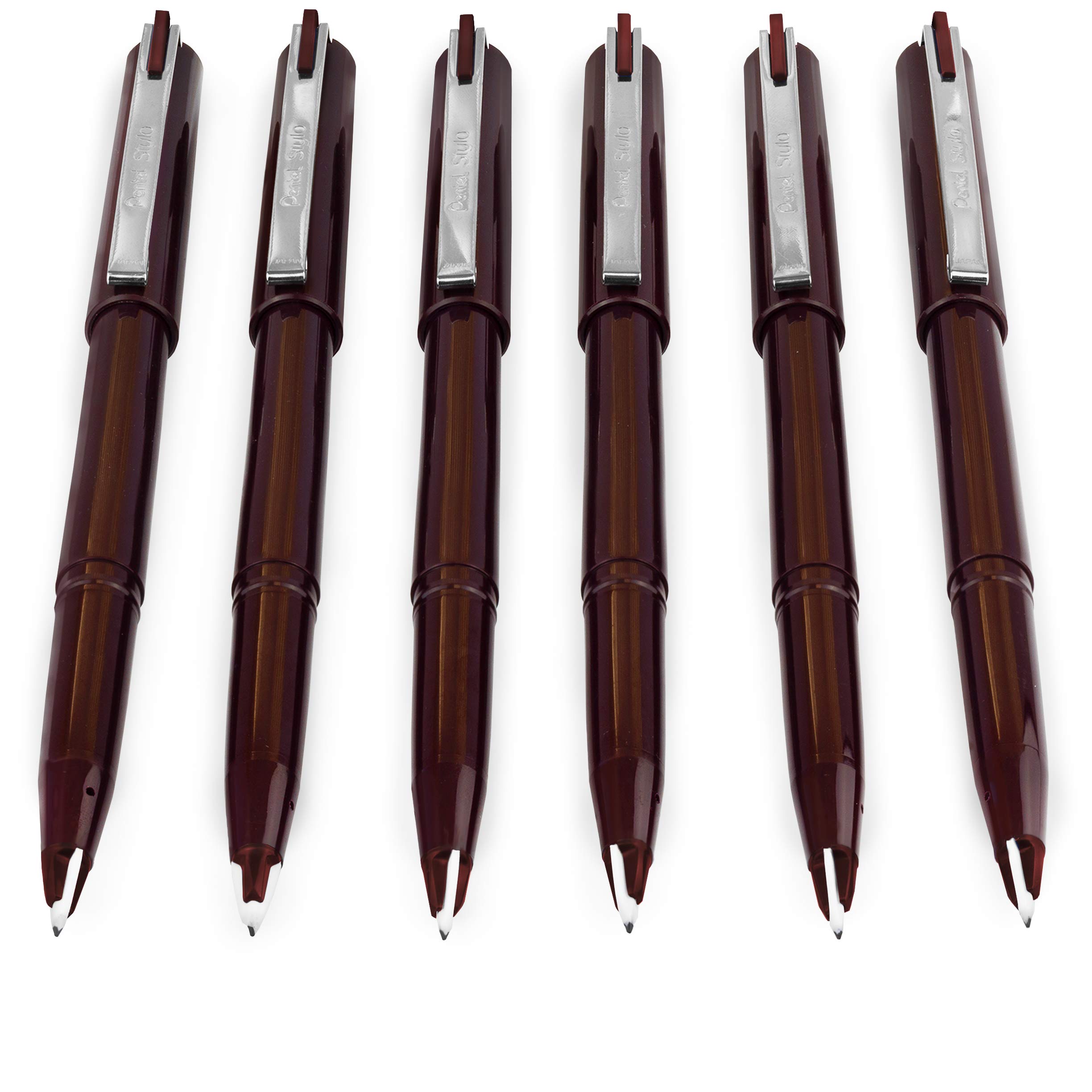 Amazon.com : Pentel JM20 Stylo Disposable Fountain Pen – Sepia Ink