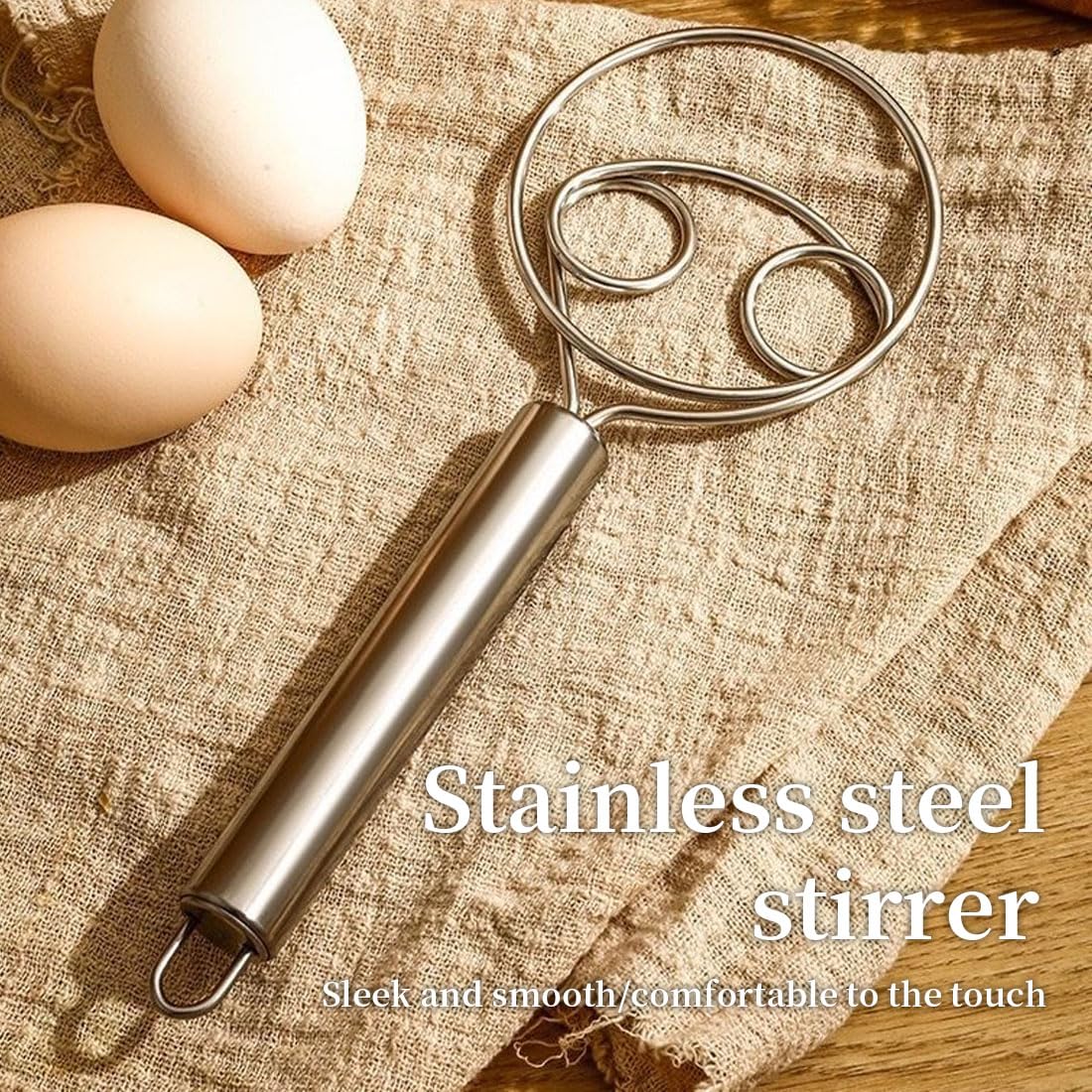 FOUET BATTEUR D'ŒUFS Robuste En Acier Inoxydable Pour Une Utilisation