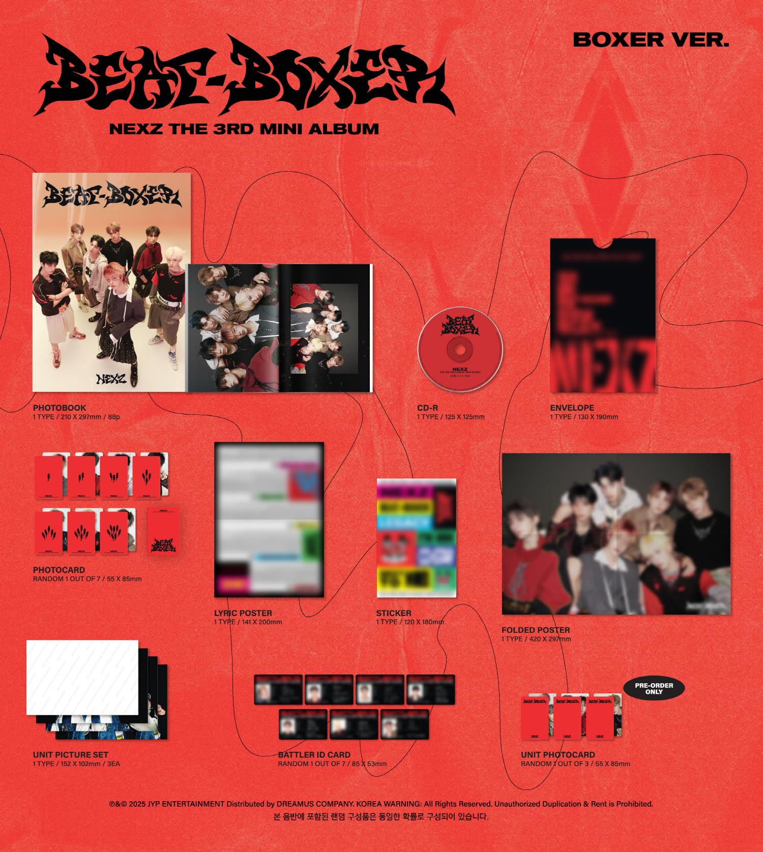 Amazon.co.jp: NEXZ ネクスジ Beat-Boxer 3rd Mini Album アルバム