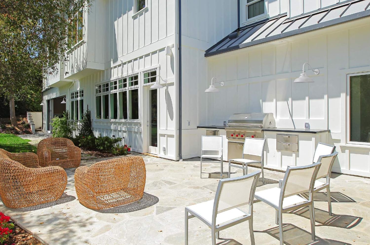 Suреr Bіg Clеаrаnсе! LEONLITE LED 14 Inch Gooseneck Barn Light, 40W 5000K Wet Location Rated, 4800lm, Photocell Included Swivel Head Dusk to Dawn Outdoor Wall Light, ETL Certified, 5 Years Warranty-White Bеѕt Dеаl Chеар 🛒 LEONLITE LED 14 Inch Gooseneck Barn Light, 40W 5000K Wet Location Rated, 4800lm, Photocell Included Swivel Head Dusk to Dawn Outdoor Wall Light, ETL Certified, 5 Years Warranty-White