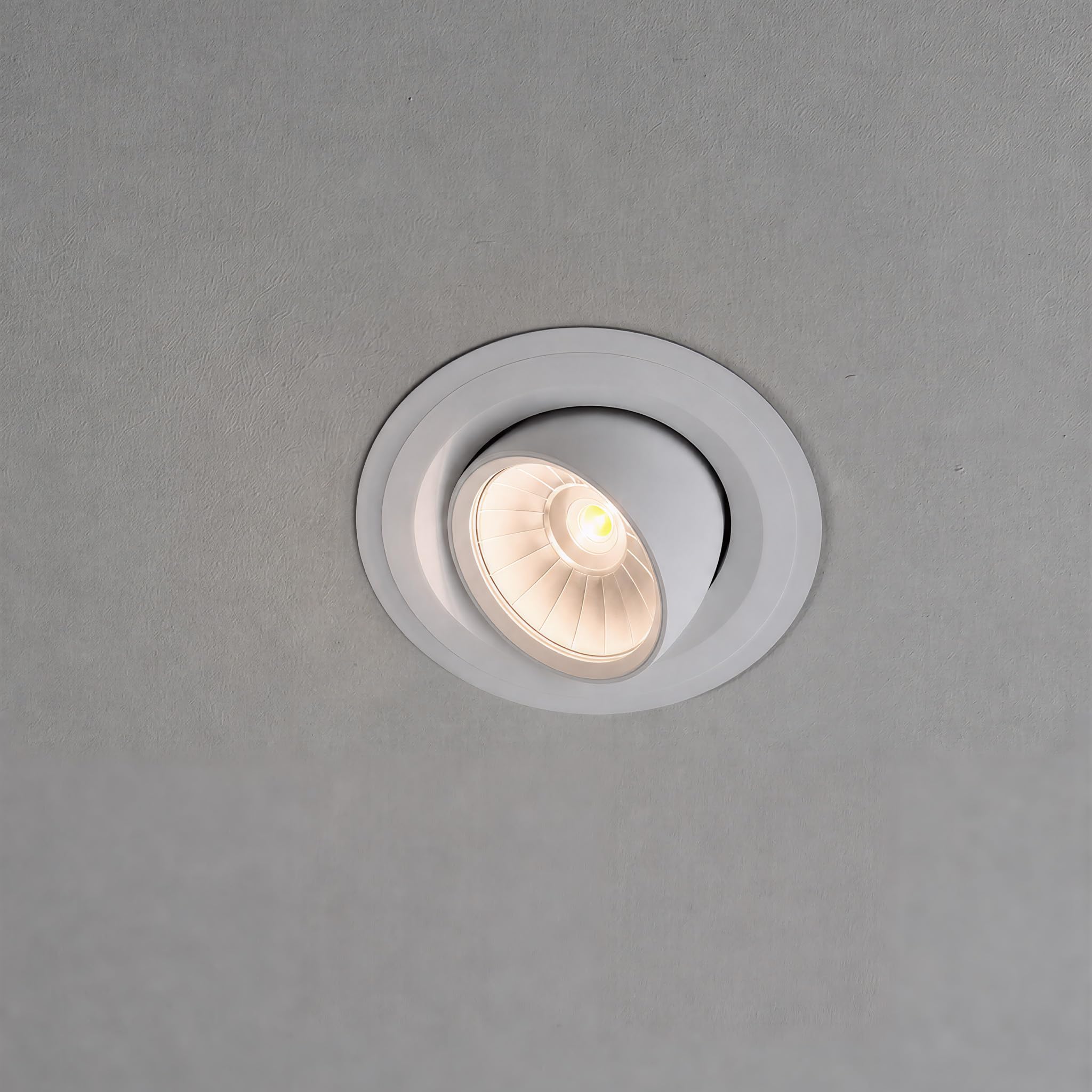 Reflektor LED do zabudowy 38 W (W) neutralny biały wysuwany wychylny otwór Ø 175 mm