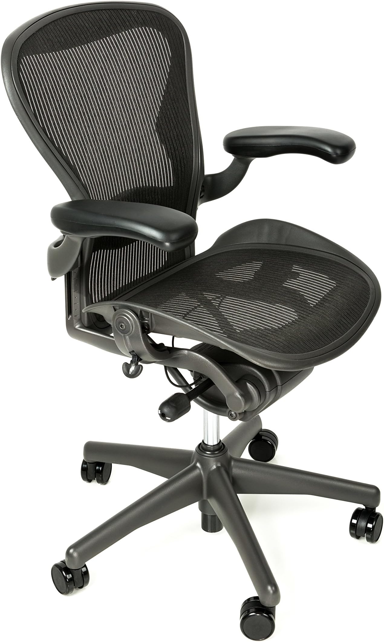 Herman Miller Aeron Fully Loaded Size B Office Chair w/Hardwood Casters