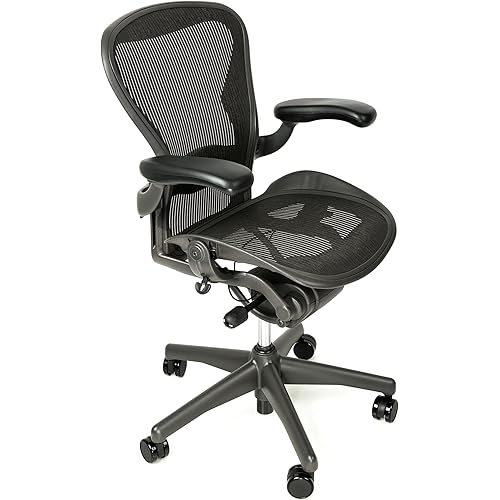 Herman Miller Aeron Fully Loaded Size B Office Chair w/Hardwood Casters
