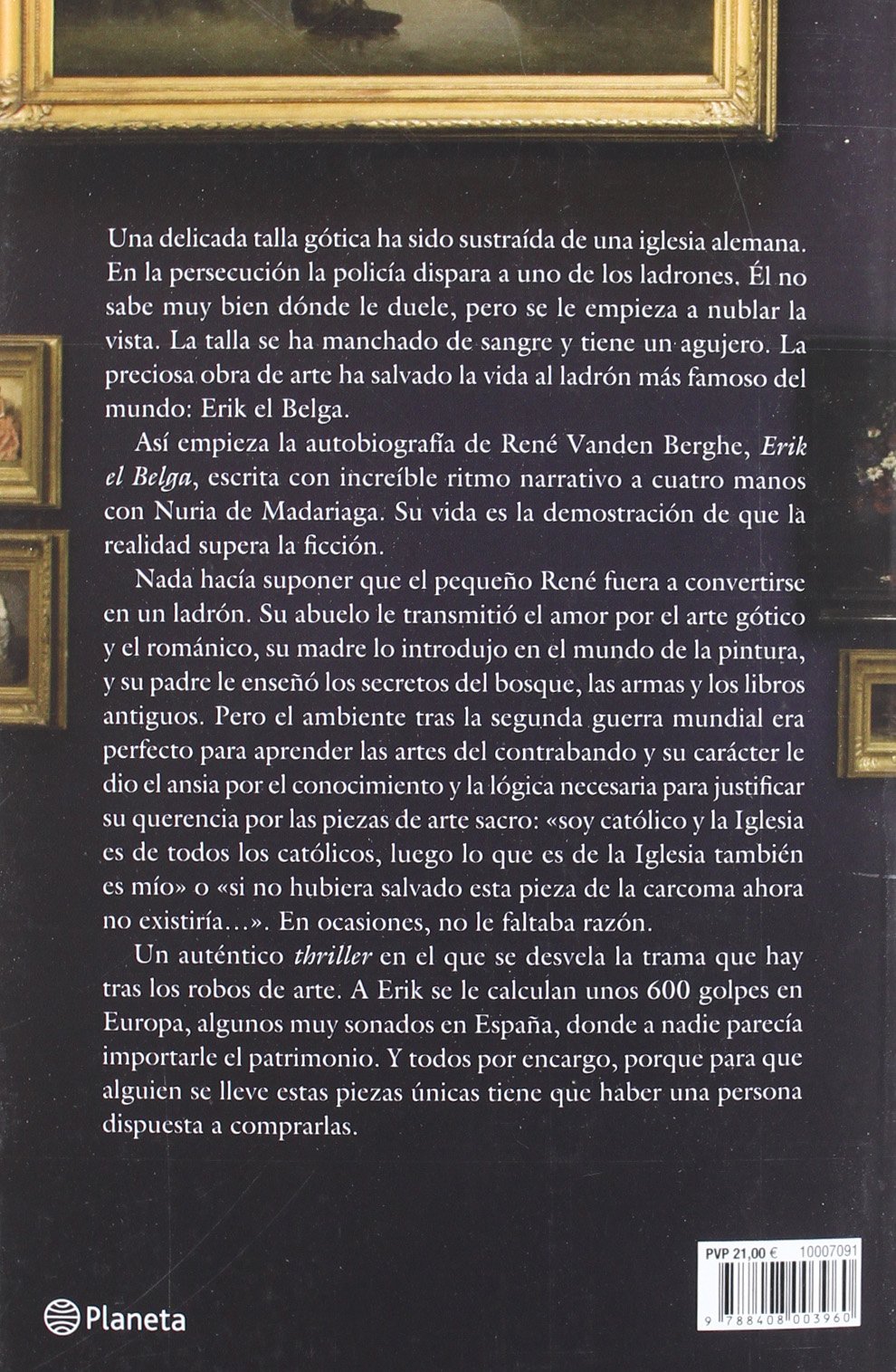 Por amor al arte: Memorias del ladrón más famoso del mundo (Planeta)