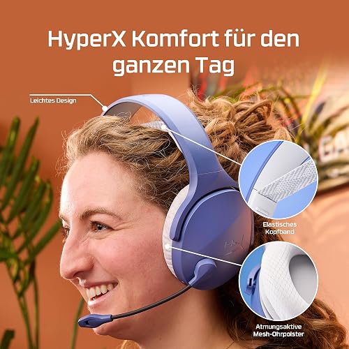 HyperX Cloud Jet Dual Wireless Gaming Headset, 2.4GHz & Bluetooth, PC, Mac, PS5, PS4, Mobile, 40 mm Driver, 25 Hours Battery Life, Swivel-to-Mute Microphone, Lightweight Design, Black - 6