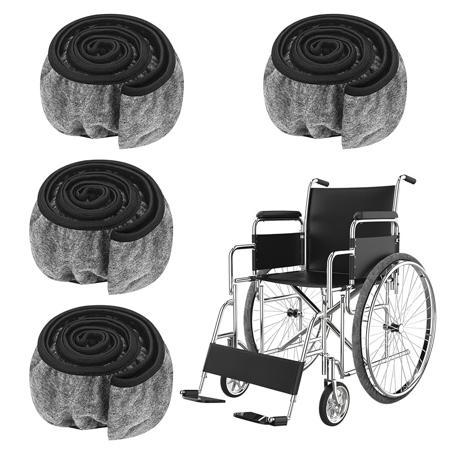 Amazon | Bunnycool 車いすタイヤカバー 4個 車椅子用タイヤ