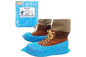 ProtectX Disposable Medical Shoe Covers - Non-Slip Protection & Hygiene (XL Size, 100-pack (50 pairs))