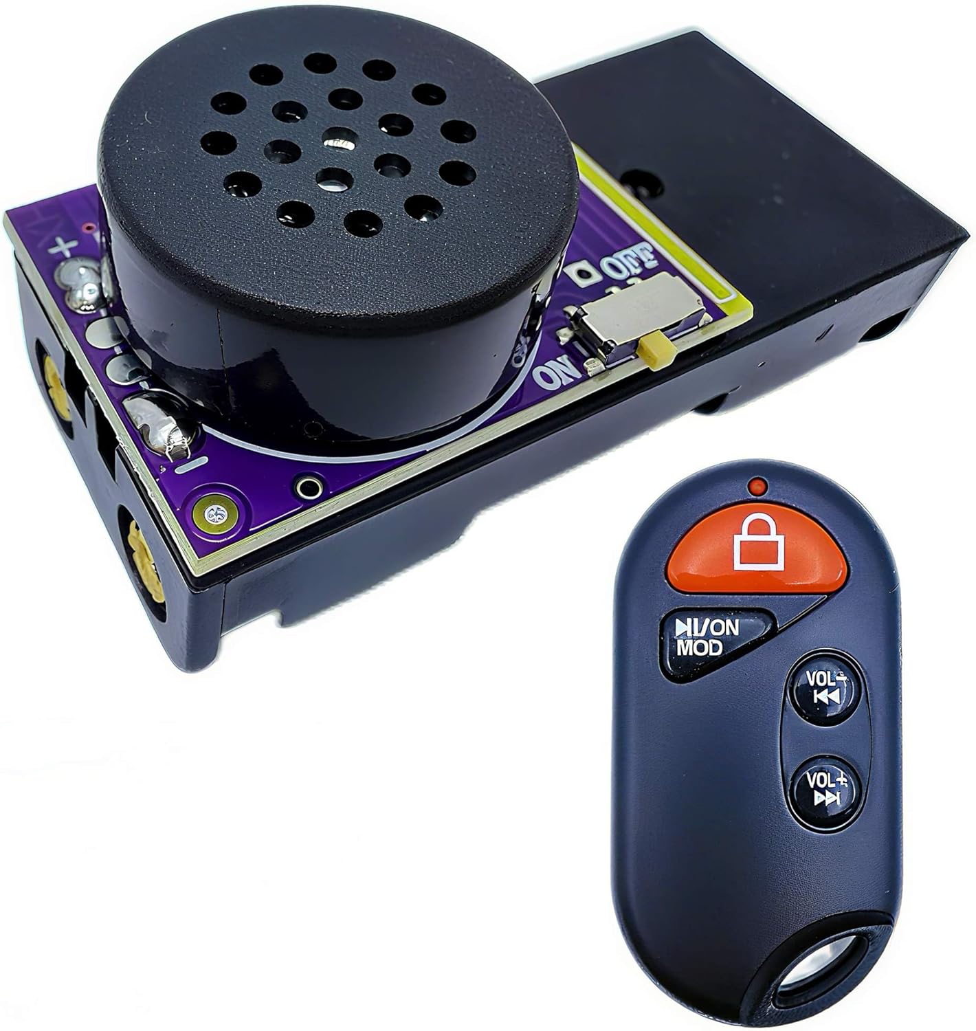 Cricket Noise Maker Prank with Remote-Controlled & Timer,Hidden 20-Sound Chirping Noise Device for Office Pranks,April Fools Day Gifts,Party Gags
