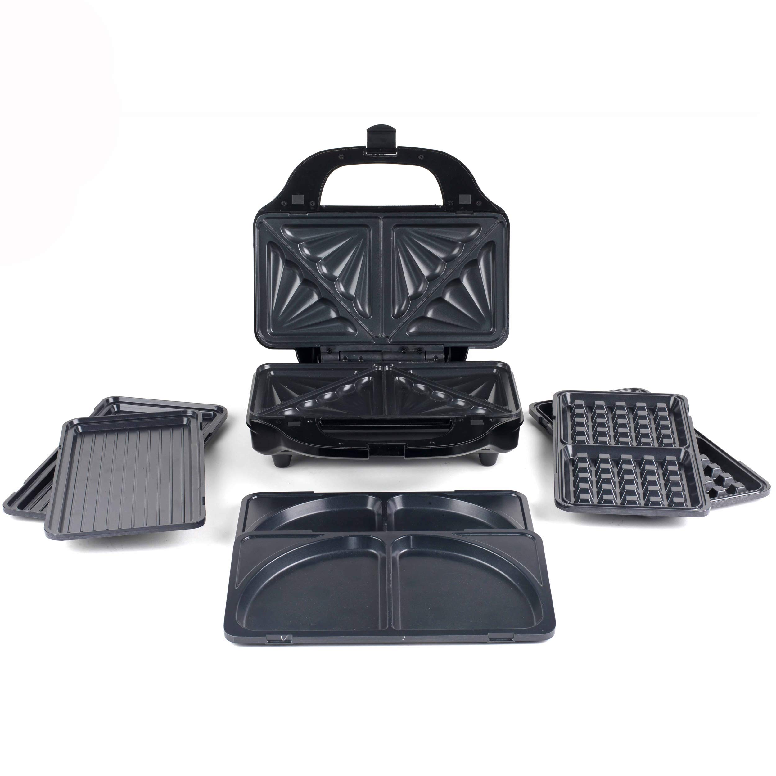 Salter® EK2143FOUR XL 4in1 Snack Maker, Interchangeable NonStick