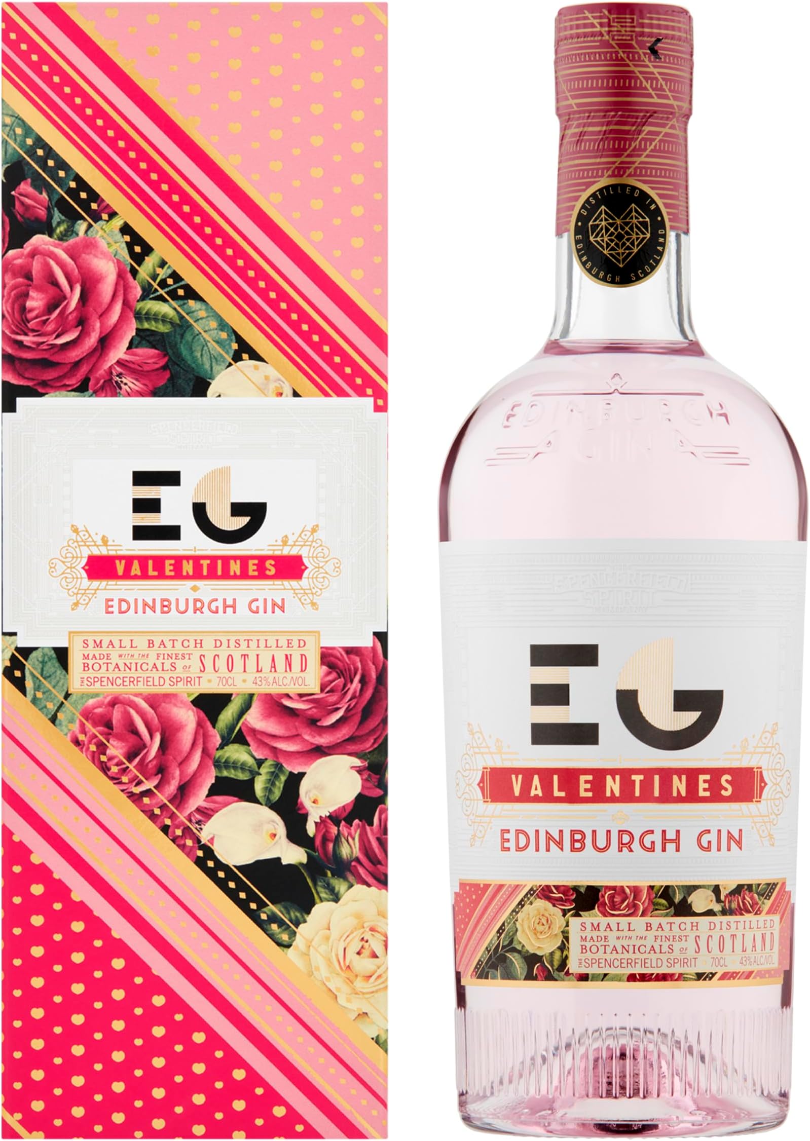 Edinburgh Gin Valentine's Gin 70cl - Limited Edition